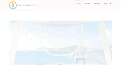 Desktop Screenshot of carte-marine.fr