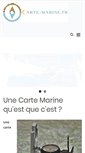 Mobile Screenshot of carte-marine.fr