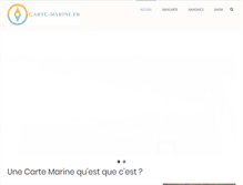 Tablet Screenshot of carte-marine.fr
